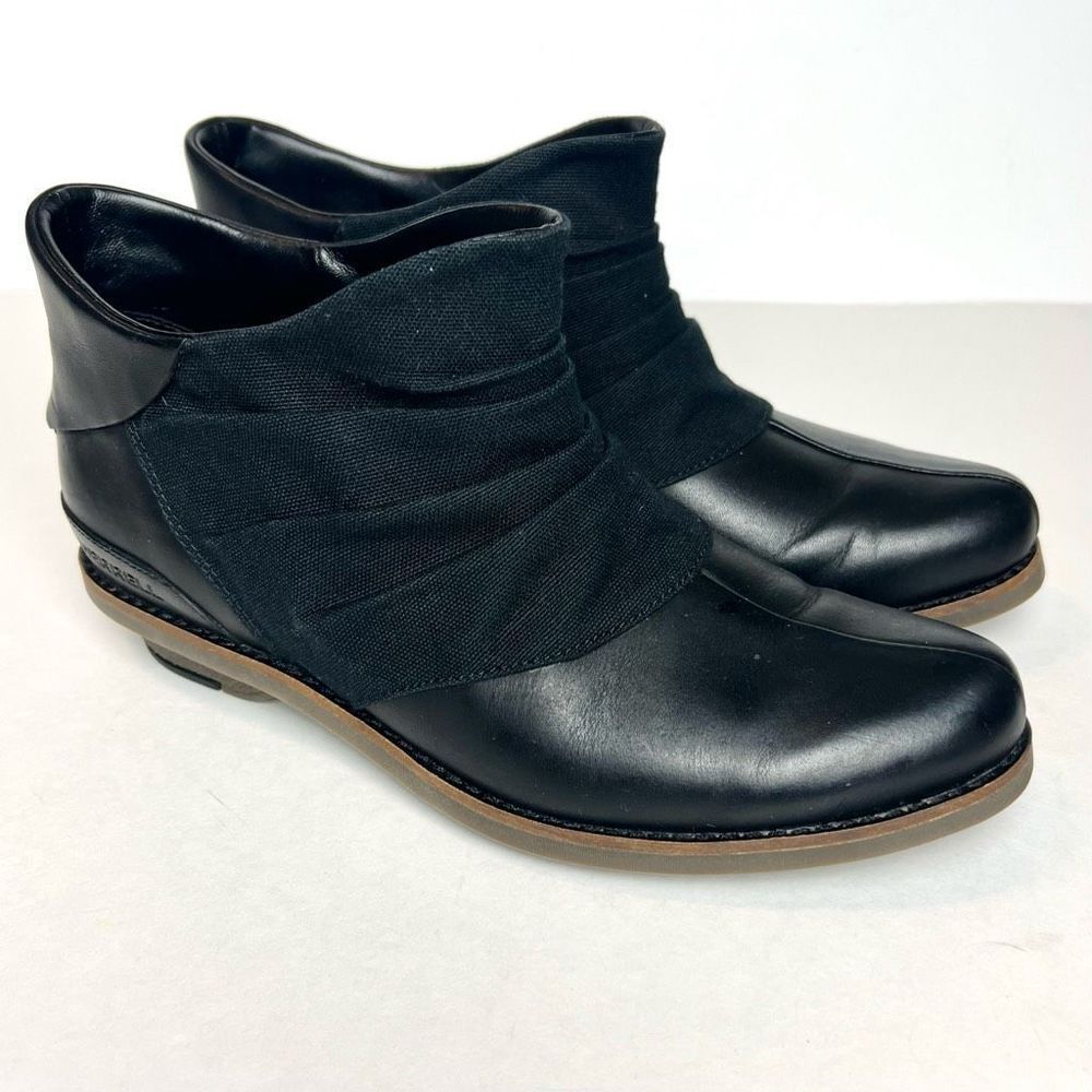 Merrell Adeline Bluff Black Women's Bootie Sz 7.5